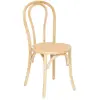 Chaise bistrot "Drevo" orme lin - Atmosphera createur d'interieur - Beige