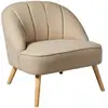 Fauteuil "Naova" beige - Atmosphera createur d'interieur - Beige