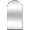 Atmosphera - Miroir arche Alice noir 177x9cm créateur d'intérieur