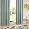 3S. x Home Rideau occultant Odelie vert céladon 140x260cm
