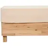 Atmosphera Créateur D'intérieur - Drap housse Flora gaze de coton lin 140x190cm