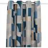 3S. x Home Rideau occultant Elena bleu 135x260cm