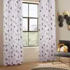 3S. x Home Rideau Maloe jacquard violet clair 140x260cm