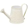 Arrosoir "Tino" blanc 27x16cm - Atmosphera createur d'interieur - Blanc