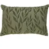 3S. x Home Coussin motif jacquard Lehto coton vert clair 58x38cm