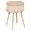 Chevet 2 portes "Nysos" crème 54x40x40cm - Atmosphera createur d'interieur - Beige