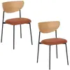 3S. x Home Chaise de bureau Jaisa ambre