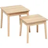 Tables gigognes abana bois clair