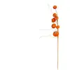 Branche décorative spéciale fêtes Citrouilles pailletées H 60 cm