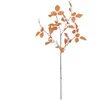 Branche décorative spéciale fêtes Feuille de Rosier Cuivre H 80 cm