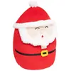 Déco de Noël Peluche Père Noël rouge et blanc H 35 cm