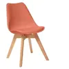 Atmosphera Chaise De Table Assise Terracotta Et Pieds En Bois De Hêtre