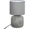 Atmosphera Créateur d'intérieur - Lampe à Poser Déco Salta 26cm Gris