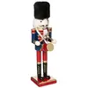 FEERIC CHRISTMAS Ours sur Ski Marron Glacé 23cm Blanc & Marron