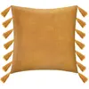 HOMEMAISON Coussin Gypsy jaune moutarde 50x50cm - Atmosphera créateur d'intérieur