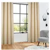 ATMOSPHERA Créateur d'intérieur - Rideau à Oillets Jacquard Geomy 140x260cm Lin