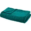 Plaid - ATMOSPHERA - 3D Losange - Bleu canard - 180x230 cm - Polyester