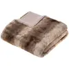 ATMOSPHERA CREATEUR D'INTERIEUR Créateur d'intérieur - Plaid Imitation Fourrure Grizzli 120x160cm Beige