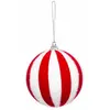 Féérie Lights & Christmas Sujet de Noël Boule La Piste 8cm Rouge & Blanc