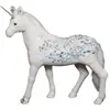 Feeric Lights & Christmas Licorne avec Paillettes "Légende d'Hiver" 25cm Blanc