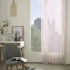 Atmosphera Créateur D'intérieur - Voilage Moly rose clair 135x240cm