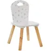 Atmosphera for kids Chaise enfant DOUCEUR - Blanc - L 32 x P 31,5 x H 50 cm