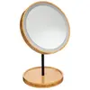 5five Simply Smart - Miroir avec pied à led 18cm bambou - 5five