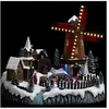 Village de Noël Place du village et moulin - FEERIC CHRISTMAS TU