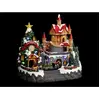 FEERIC LIGHTS AND CHRISTMAS Château Père-Noël avec sapin lumineux + train animé - Multicolore