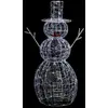 Feeric Lights & Christmas Déco extérieure - Bonhomme de neige 3D - Blanc froid - H120 - 8 fonctions