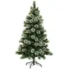 FEERIC LIGHTS & CHRISTMAS Sapin de Noël floqué - D 96,5 cm x H 180 cm - Gracious impérial - Vert