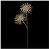 FEERIC LIGHTS & CHRISTMAS Branche décorative spéciale fêtes Oursins Or pailleté H 60 cm
