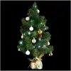 Arbre de Noël lumineux Sapin artificiel avec décoration et guirlande l...