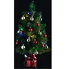 Arbre de Noël lumineux Sapin artificiel avec décoration et guirlande l...