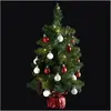 Arbre de Noël lumineux Sapin artificiel avec décoration et guirlande l...