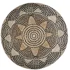 3S. x Home Tapis en Jute Rond Imprimé Living Pois