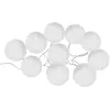 Atmosphera - Guirlande solaire LED 10 boules D6 D, 6 x L, 335 cm Blanc
