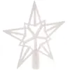 Feeric Light & Christmas Déco Sapin de Noël Cimier Etoile Blanc pailleté