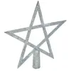 Feeric Light & Christmas Déco Sapin de Noël Cimier Etoile Argent pailleté