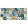 3S. x Home Tapis Vinyle Mosaïque multicolore Boîte 50x112