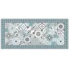 3S. x Home Tapis Vinyle Mosaïque bleuBoîte 50x112