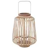 Atmosphera - Lanterne en rotin ethnique Mood - H. 35 cm - Beige - Mood