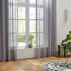 Atmosphera Créateur d'intérieur - Rideau Voilage Alton 140x240cm Gris