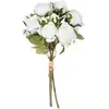 Atmosphera Bouquet de Fleurs artificielles 14 Roses blanches H 40 cm