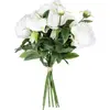 Atmosphera Bouquet de Fleurs artificielles 13 Pivoines blanches H 50 cm
