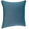 Coussin - ATMOSPHERA - Bleu canard - 38x38 cm - Déhoussable - 100% Coton