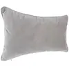 Atmosphera Créateur D'intérieur - Coussin lilou coton gris souris 30x50cm