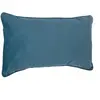 Atmosphera Créateur D'intérieur - Coussin lilou coton bleu 30x50cm