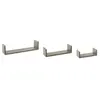 FIVE Simply Smart - Lot de 3 Étagères Murales Bord 42cm Chêne Gris
