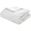 HomeMaison Atmosphera Créateur d'intérieur - Plaid Fourrure Manoir 180x230cm Blanc